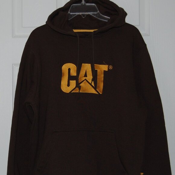 CAT Hooded Heavy Sweatshirt, Unisex M (45" Bust) - Picture 4 of 7